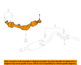 19420306 Gm Oem 18-20 Express 2500 Exhaust Components-converter Pipe