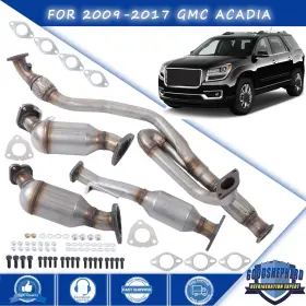 Gp1064819dh Goodshepherd18 For 2009-2017 Gmc Acadia 3.6l All Three Catalytic Converters Exhaust Flex Pipe