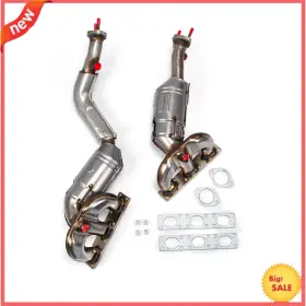 52452452bm325 Goodtechtop For 2001- 2005 Bmw 325i 325ci 2.5l Manifold Catalytic Converter Bank 1 And 2