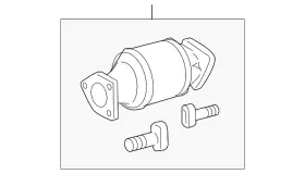 18150-5j0-a00 Honda Genuine Converter