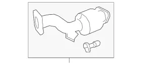 18150-rx0-a00 Honda Genuine Catalytic Converter