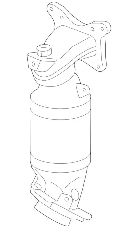 18190-r41-l01 Honda Genuine Converter Primary