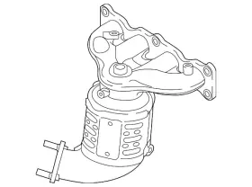 28510-2gbj0 Hyundai Genuine Mnfd With Converter