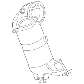 28510-2s015 Hyundai Genuine Catalytic Converter