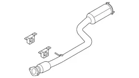 28610-t1100 Hyundai Genuine Front Pipe