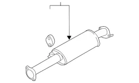 28650-3q120 Hyundai Genuine Converter And Pipe
