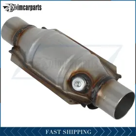 Imcar17869001s Imcarparts Catalytic Converter Epa 2.25 Inch Inlet/outlet Universal Fit Stainless Steel Weld-on