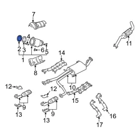 20691570 Infiniti Oe For Qx4 1997-2003 Center Catalytic Converter Gasket