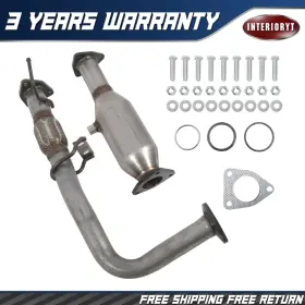 52259 Interioryt 2 Catalytic Converter Front Flex Pipe For 1998-2002 Honda Accord L4 2.3l