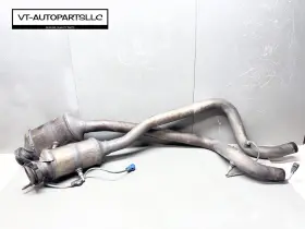 Gx63-5e212-hb Jaguar 2016-2019 Xf 3.0l Awd Right And Left Exhaust Catalytic Converter Pipe Oem