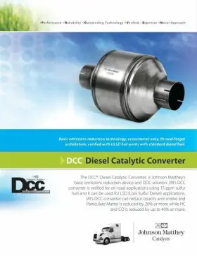 190191 Johnson Matthey Dcc Diesel Catalytic Converter/catalyst Module #190191