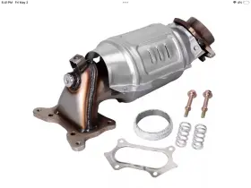 Se20082401 Jt Exhaust Catalytic Converter For 2008 2009 2010 2011 2012 Honda Accord 2.4l L4