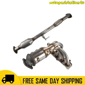 641518 Kac 16384 40587 2pcs Catalytic Converter For 2002 2003 2004 - 2006 Toyota Camry/solara 2.4l