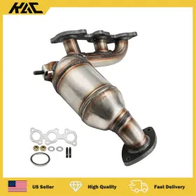 641290 Kac 16393 40374 Rear Catalytic Converter With Gaskets For 2004-2006 Toyota Sienna Fwd 3.3l
