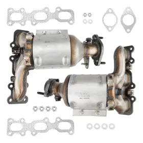 19516 Kac 19517/19516 2x Catalytic Converter Set For 2013-2019 Ford Explorer / Flex Taurus 3.5l