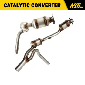 43242 Kac Front Side Catalytic Converter With Gasket For 2007-2009 Jeep Wrangler V6 3.8l