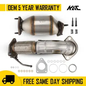 4510988 Kac Flex Pipe And Rear Catalytic Converter For 08-12 Honda Accord Acura Tsx 09-13