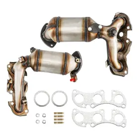 6327exp577yusll1 Kac 2pcs Catalytic Converter For Es300 2002 2003 3.0l 40721 Epa Compliant