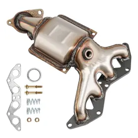 18160plma00 Kac 674608 Front Catalytic Converter For 2001-2005 Honda Civic 1.7l Epa 16373