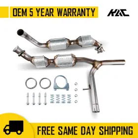 Kc2exp23100-ys Kac Kax 2x Catalytic Converters For 2004-2006 Ford F-150 And 2006 Lincoln Mark Lt 5.4l