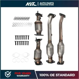 Se201240s03 Kac Catalytic Converter Set For 2005-2017 2018 Nissan Frontier 4.0l With Heatshields