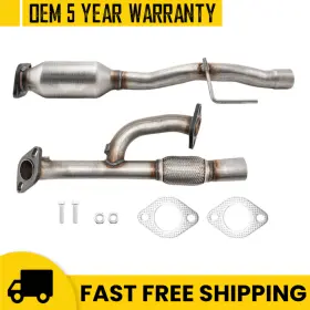 23009 Kax Catalytic Converter With Flex Y-pipe For 2004 2005 2006 Lexus Es330 3.3l Rear