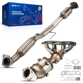 6421exp034jus Kax 40919 40800 2pcs Front And Rear Catalytic Converter Fits For 2007 2008 20
