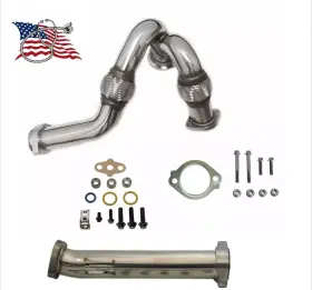 Fal2313 Kengran Hd Y-pipe Up Pipe Turbo Install Kit For 2003-2007 Ford 6.0l Powerstroke Diesel