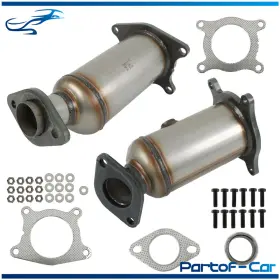 Kte4441188 Kinte Tech Catalytic Converter Front And Rear For Ford Edge Se Sel 3.5l 07 - 10 44880 44881