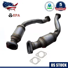 Ted99242 Kr Auto Catalytic Converter Set For 2005-2011 Chevrolet Corvette 6.0l/6.2l Left Right