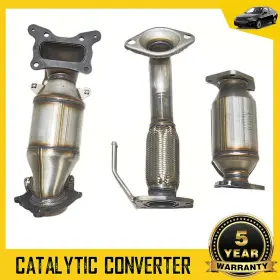 16590-2 Kyllaoo For 2008-2012 Honda Accord 2.4l Front And Rear Catalytic Converter Flex Pipe