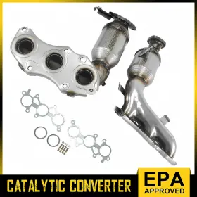 16663 Kyllaoo Catalytic Converter For 2006-2012 Toyota Rav4 3.5l V6 Bank 1 And 2 Set