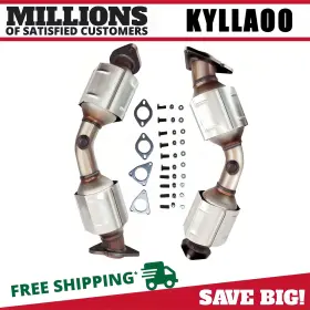 642713 Kyllaoo Rwd 2pcs Catalytic Converter For Infiniti Fx35 / G35 M35 2003-2008