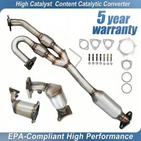 Ex200335s01 Kyllaoo 3x Catalytic Converter Set For Maxima 2004-2008 3.5l / Nissan Altima 2002-2006
