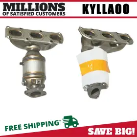 Ly00282 Kyllaoo Driver And Passenger Sides For Kia Sorento 2014-2019 3.3l Catalytic Converter Awd