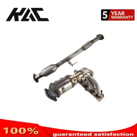16384-55435 Kyx 2x Front And Rear Catalytic Converter For 2002-06 Toyota Camry 2.4l L4 16384/55435
