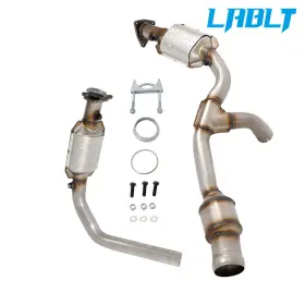 Om309222oc Lablt Y Pipe Catalytic Converter Set For Chevy Silverado 1500 4.3l And 5.3l 2014-2018