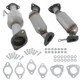 Labwork Law2048100 For Chevy Traverse 2009-17 Buick Enclave 2008-17 3.6l 3 Set Catalytic Converter