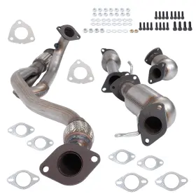 Law206094 Labwork All Three Catalytic Converters Flex Pipe For Gmc Acadia 3.6l 2009-2017