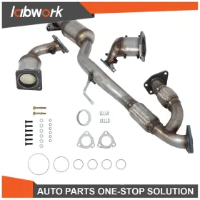 Tl34352q Labwork All 3 Catalytic Converters 2013 2014-2019 For Nissan Pathfinder 3.5l
