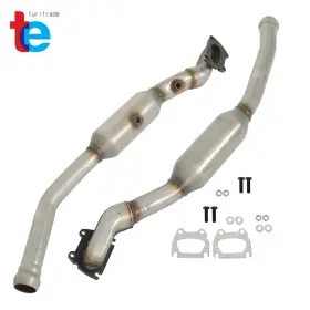 Tr68044 Labwork For Jeep Grand Cherokee Left And Right Side Catalytic Converter 2011-2012 3.6l