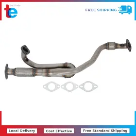 Labwork Tr68700 Front Exhaust Y Flex Pipe For Buick Enclave Chevy Traverse Gmc 2009-2017 3.6l