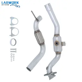 La1945524cm Labworkauto 644077 For 2015 2016 2017 Ford Mustang 2.3l-l4 Direct Fit Catalytic Converter