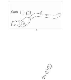 Lr073550 Land-rover Genuine Catalytic Converter
