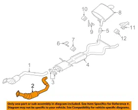 Lr052356 Land Rover Oem 13-17 Range Sport Exhaust System