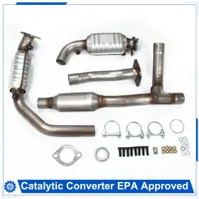 54688600150 Lendilo For 09-2019 2020 Chevy Express 1500 2500 Front Rear Catalytic Converter With Gasket