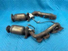 1845050350 Lexus Ls430 Exhaust Catalytic Converters And Manifolds Rh Lh Pair 68k 01-10 Oem