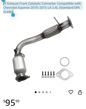 Ljf-008 Lqsqp Catalytic Converter For 2010-2015 Chevrolet Equinox And Captiva Terrain 2.4l