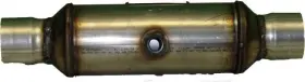 Mac Auto Parts 133196 Universal Rear Catalytic Converter Stainless Steel Body 2 Inch Inlet Outlet 15 Oal