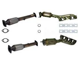 148473 Mac Auto Parts 4 Manifold Catalytic Converter Front And Rear For Nissan Titan 5.6l 2004-2014